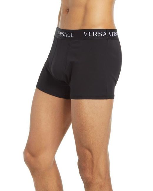 Versace Blue 2-Pack Logo Trunks for men