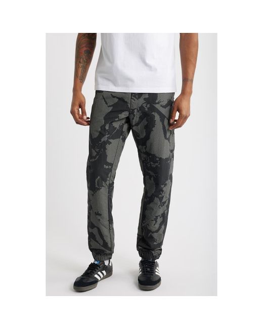 ICECREAM Gray Global Drawstring Nylon Pants for men