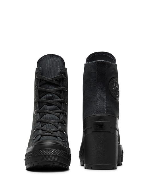 Converse Black Chuck 70 De Luxe Heel Platform Sneaker