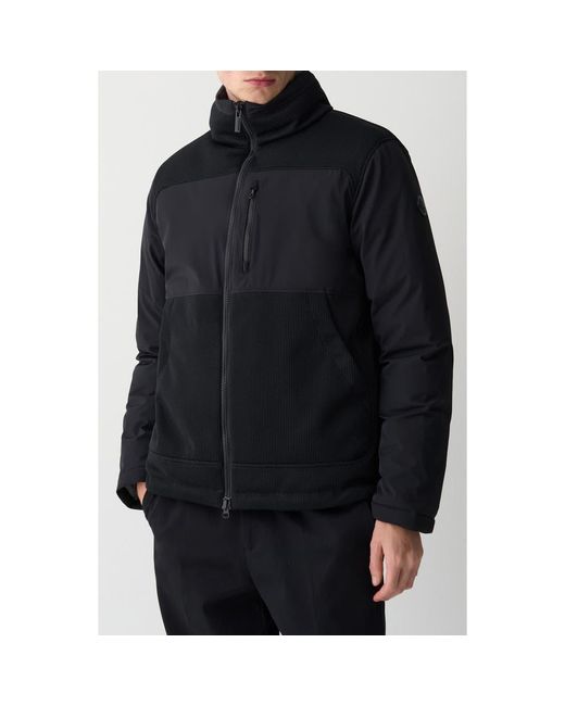 Colmar Black Mixed Media Waterproof Down Jacket for men