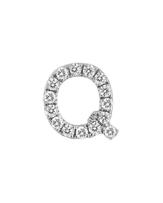 Bony Levy Metallic Single Initial Earring