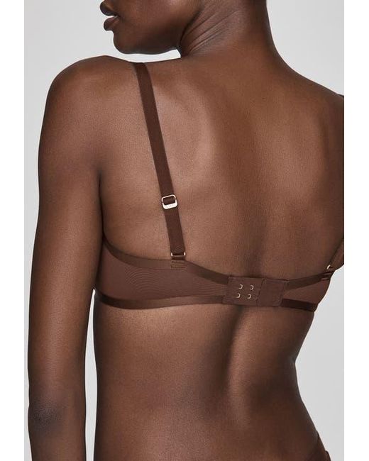 CUUP Brown The Balconette Mesh Underwire Bra