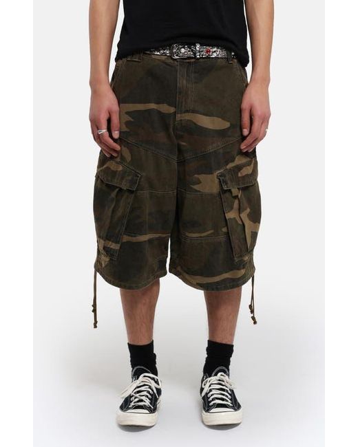 Jaded London Oversize Cotton Cargo Shorts in Black for Men | Lyst
