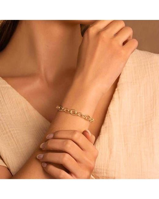 Karma and Luck Metallic Chain Bracelet
