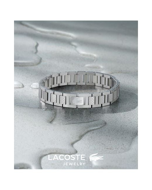 Lacoste White Metropole Bracelet for men