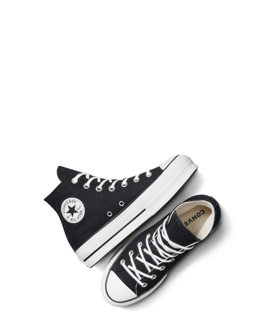 Converse White Chuck Taylor All Star Lift Mid Top Sneaker