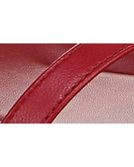 Vince Red Coco Ankle Strap Sandal