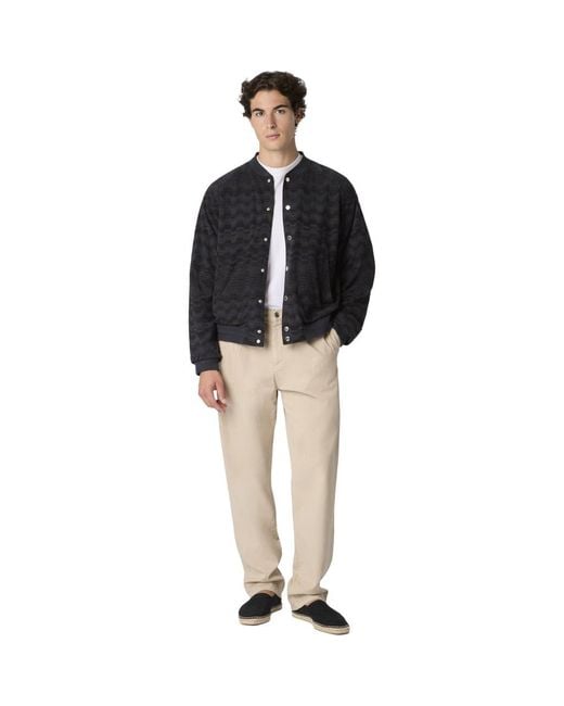 Missoni Black Reversible Cotton Bomber Jacket for men
