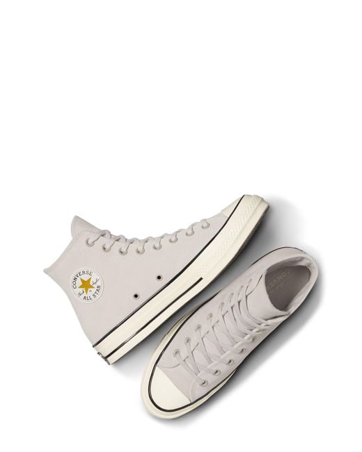Converse Gender Inclusive Chuck Taylor All Star 70 Suede High Top Sneaker  in White | Lyst