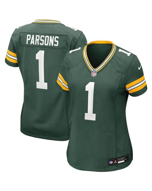 Nike Green Micah Parsons Bay Packers Game Player Jersey