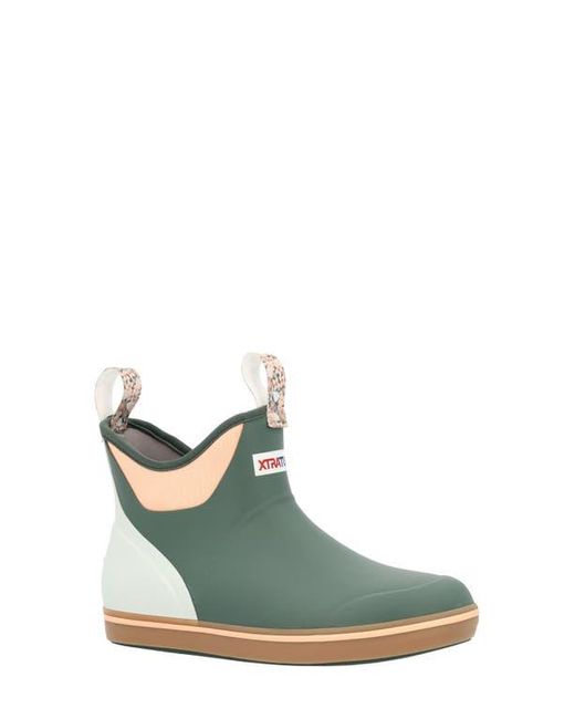 XtraTuf Green 6-Inch Ankle Deck Boot