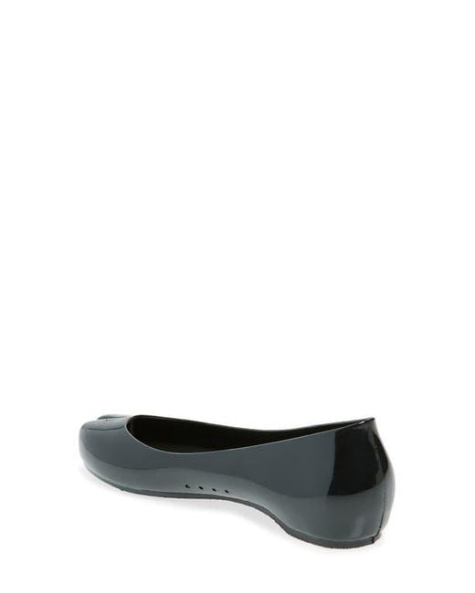 Jeffrey Campbell Black Fixed Split Toe Jelly Flat