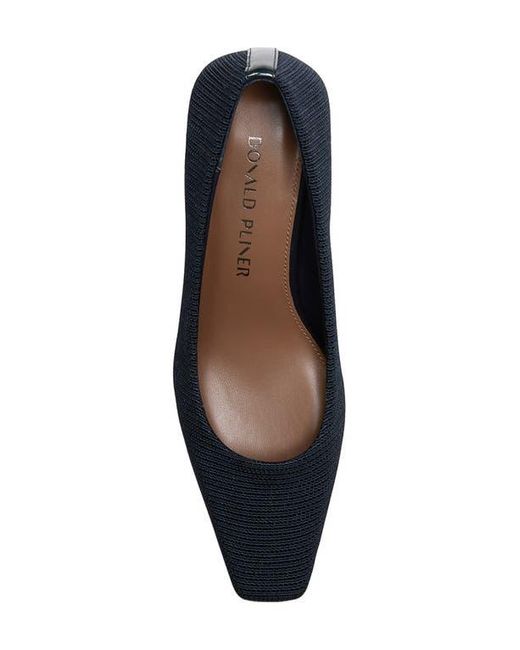 Donald J Pliner Blue Cristin Kitten Heel Pump