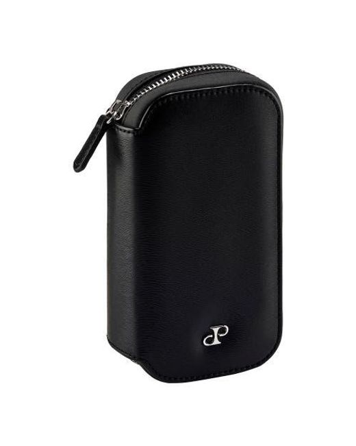 Wolf Black Philipp 2 Piece Watch Zip Case for men