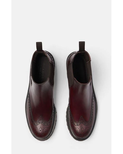 Scarosso Brown Poppy Chelsea Boots