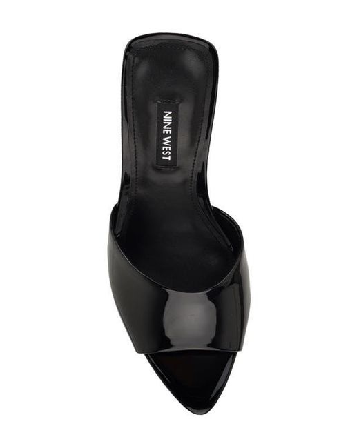 Nine West Black Hather Sandal