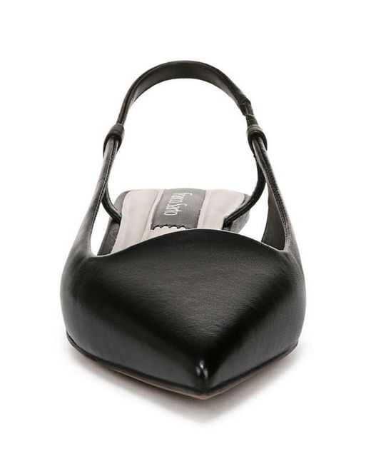 Franco Sarto Black Palmira Slingback Pointed Toe Pump