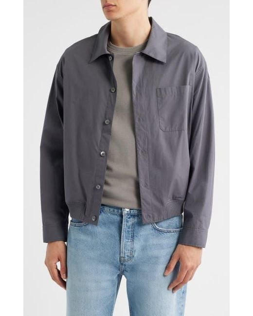 FRAME Black Cotton Jacket for men