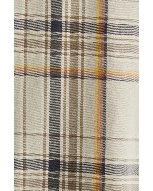 Pendleton Natural Beach Shack Plaid Button-Up Shirt for men