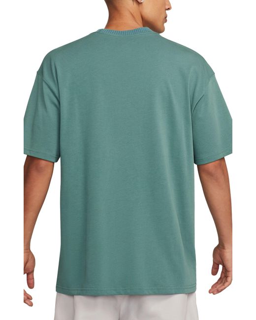 Nike Green Max90 Swoosh Graphic T-shirt for men