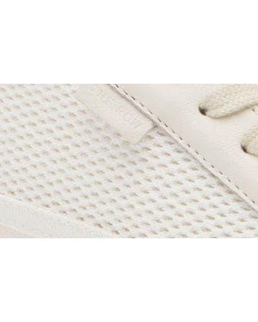 The Row White Bonnie Low Top Sneaker