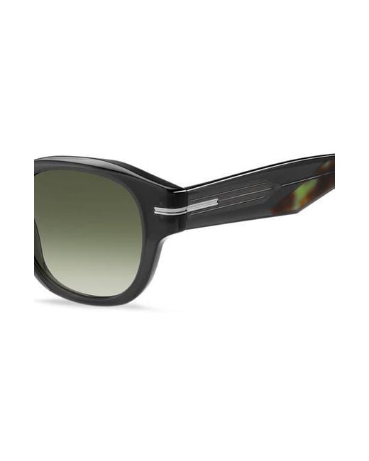 Boss Green 48Mm Gradient Small Rectangular Sunglasses for men