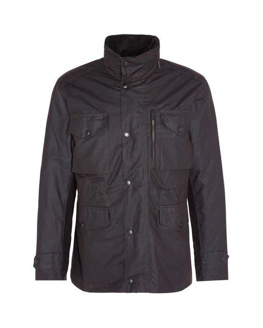 Barbour Sapper Regular Fit Weatherproof Waxed Cotton Jacket in Gray for Men Lyst