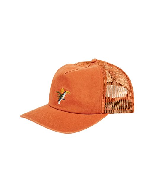 Billabong Orange Fauna Trucker Hat for men
