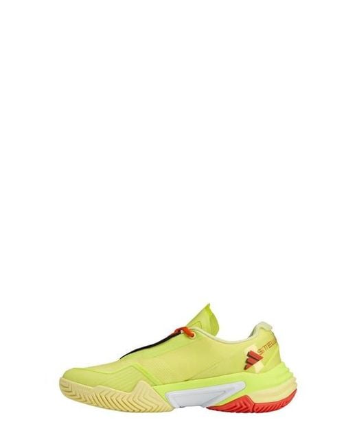 Adidas By Stella McCartney Yellow Barricade Tennis Sneaker