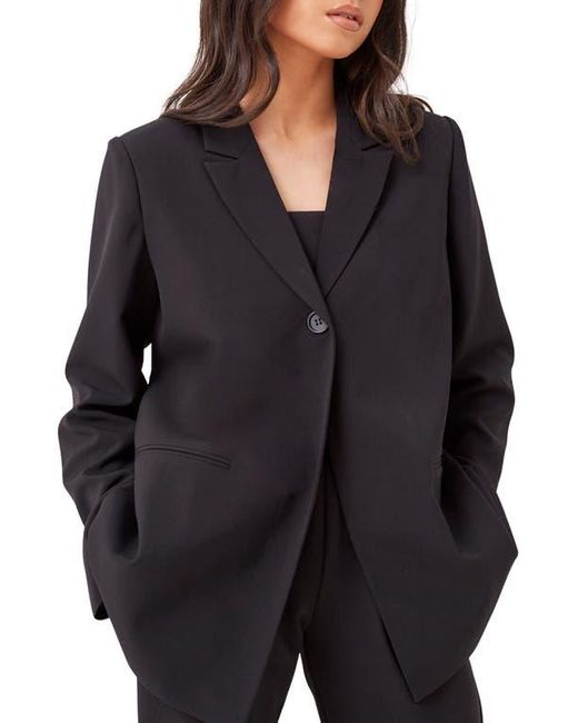 4th & Reckless Black Aiden Oversize Blazer