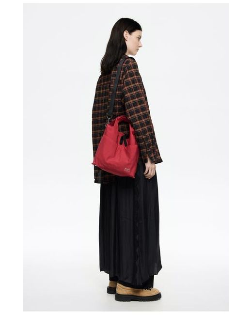 Bimba Y Lola Red Medium Nylon Paper Bag