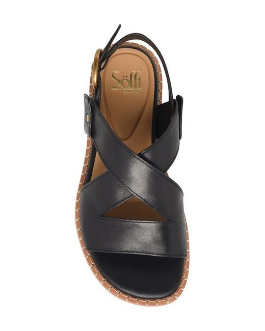 Söfft Black Nadia Slingback Sandal