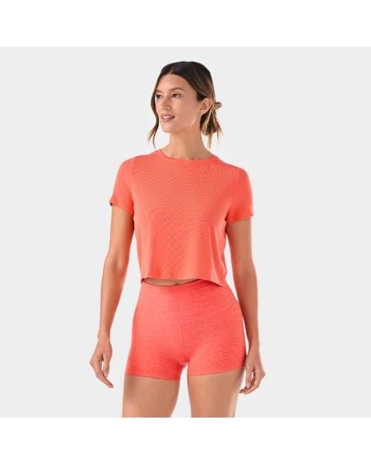 Tavi Red Ribbed Tee