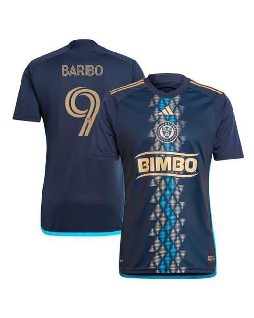 Adidas Blue Tai Baribo Philadelphia Union 2024 The Xv Kit Replica Player Jersey for men