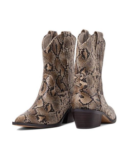 Shu Shop Brown Zouzou Western Boot