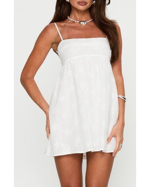 strapless open back dress Marcia Mini Dress White main image 0