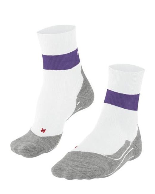 Falke Blue Ru Compression Stabilizing Running Socks