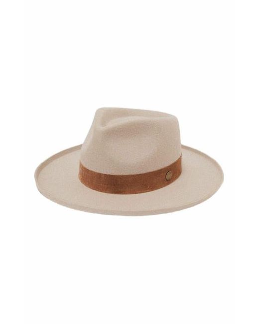 Two Roads Hat Co. Natural Echo Park Fedora Hat for men