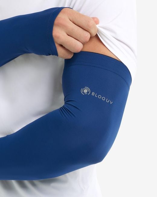 BloqUV Blue Sun And Uv Ptection Arm Sleeves for men