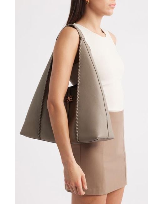 Sam Edelman Brown Sylvia Leather Hobo