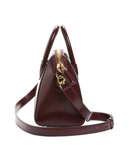 Givenchy Purple Mini Antigona Leather Satchel