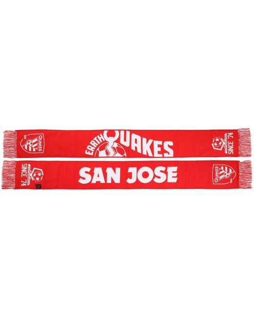 Ruffneck Scarves Red San Jose Earthquakes Jersey Hook Scarf At Nordstrom
