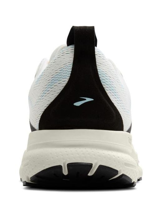 Brooks White Trace 4 Running Shoe for men