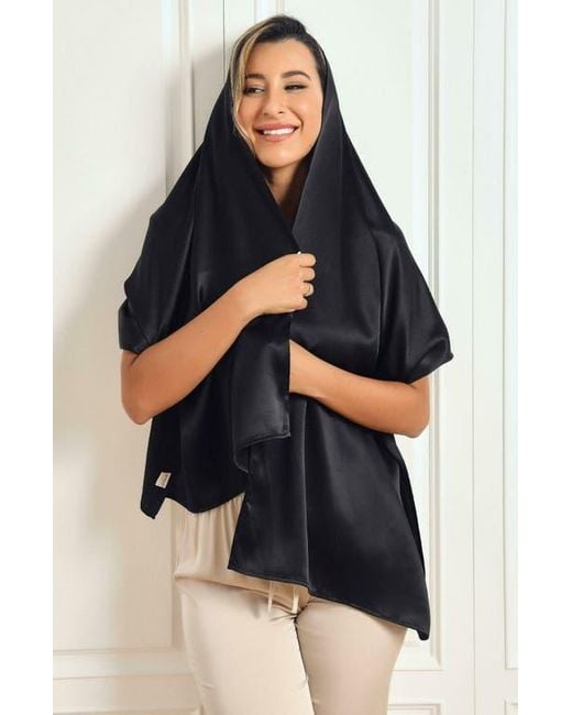 Silksilky Mulberry Silk Scarf Alilang 100% Mulberry Silk Versatile - Main Image