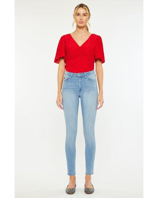 Kancan Red Julija Essentials High Rise Super Skinny Jeans