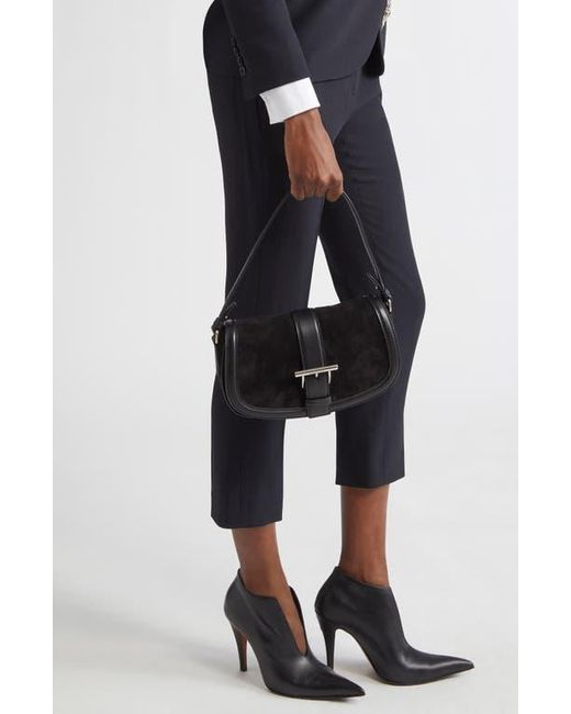 Alexander McQueen Black Mini T-Bar Shoulder Bag