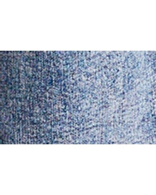 HINT OF BLU Blue Cool Summer Raw Hem Long Denim Shorts