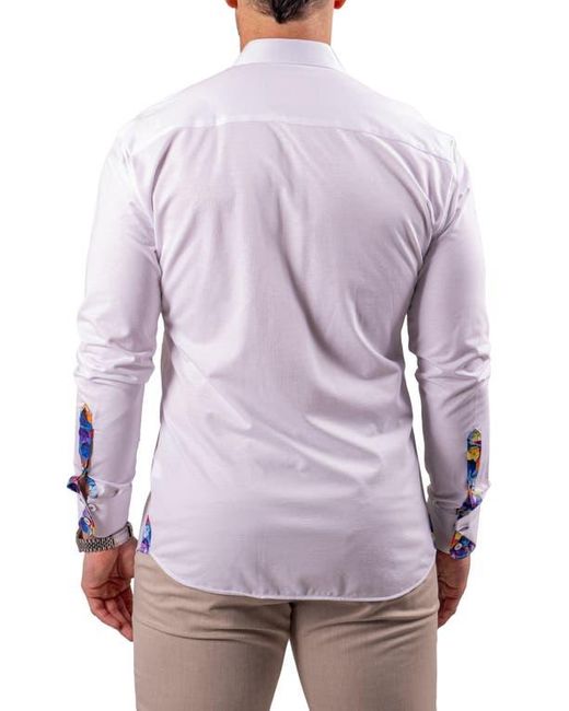 Maceoo Purple Einstein Resistance0148 Button-Up Shirt for men