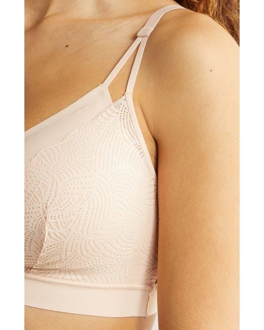 Chantelle Brown Soft Stretch Lace Bralette