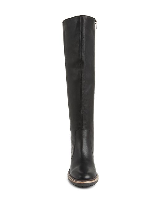 Vince Camuto Kensilie Over The Knee Riding Boot In Black At Nordstrom Rack